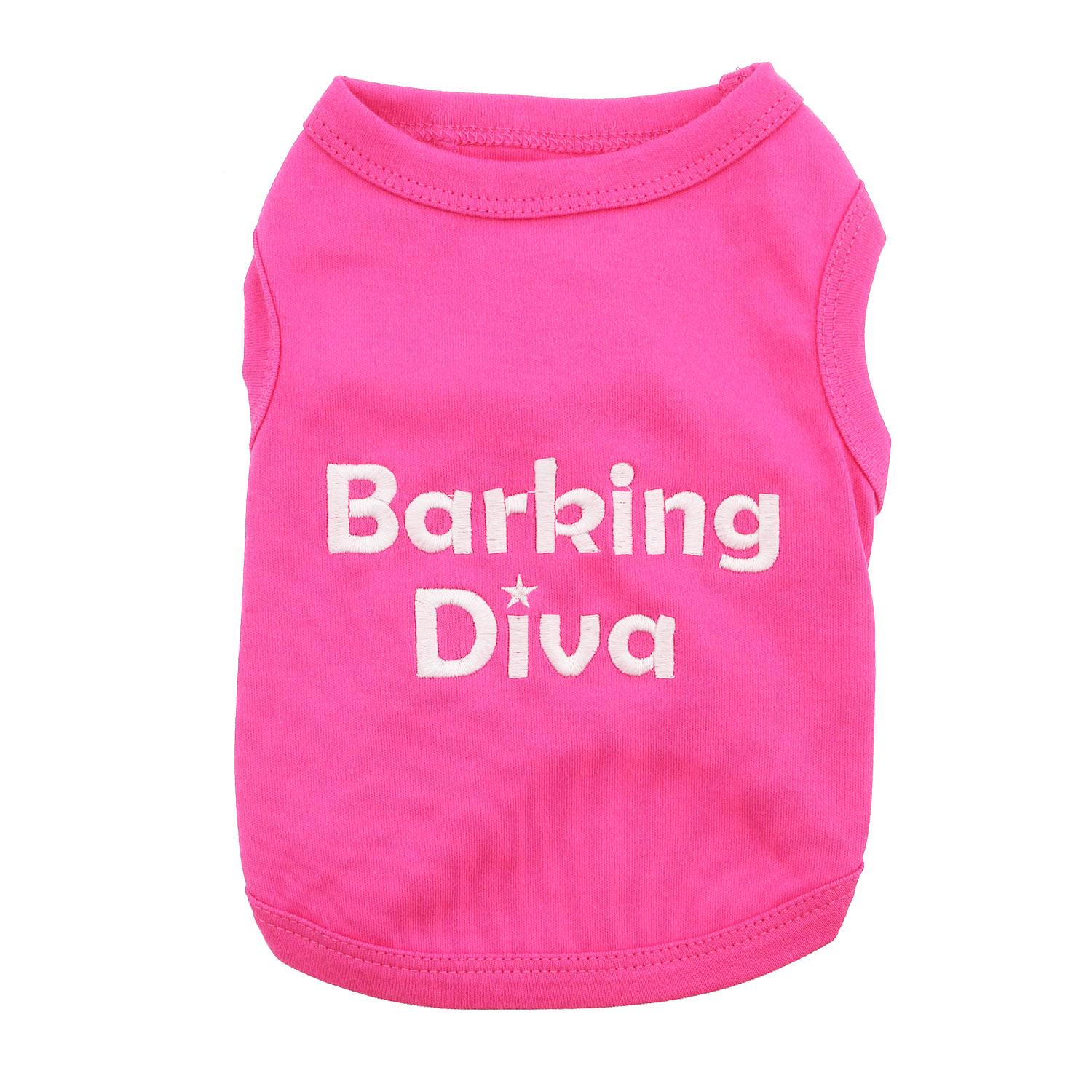 Barking Diva Dog Tank by Parisian Pet - Pink