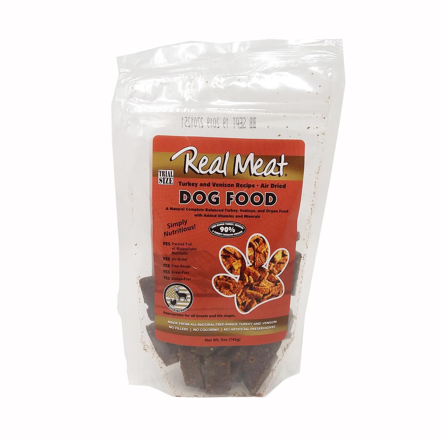 Real Meat Turkey and Venison Dog Food
