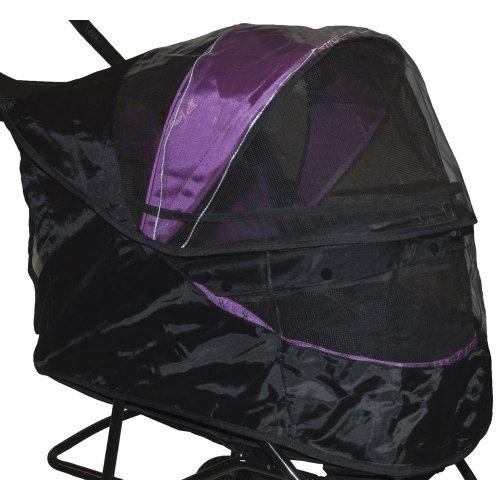 Pet Gear Special Edition Weather Cover for No Zip Pet Stroller, Black, Large