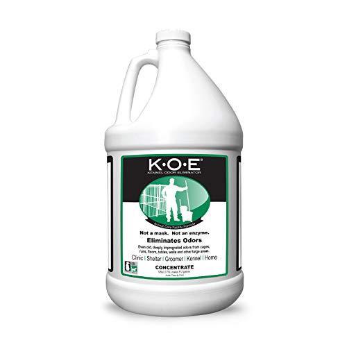 Thornell KOE Kennel Odor Eliminator Concentrate, Odor Eliminator for Strong Odors, Great for Cages, Runs, Floors & More, Pet Odor Eliminator for Home & Kennel w/Safe, Non-Enzymatic Formula, 128 oz