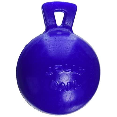 Jolly Pets Tug-n-Toss - Heavy Duty Chew Ball w/ Handle (Blue, 6