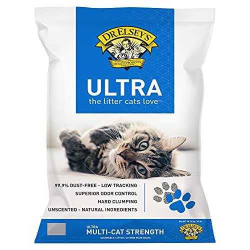 Precious Cat Ultra Premium Clumping Cat Litter, 40 pound bag