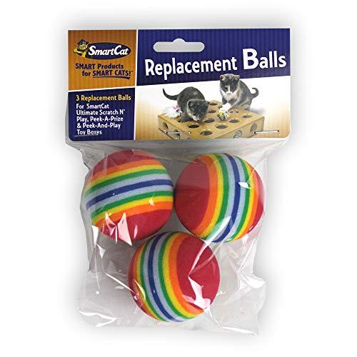 Pioneer Pet Toy Box Balls for Cat Colors may vary 3 Count