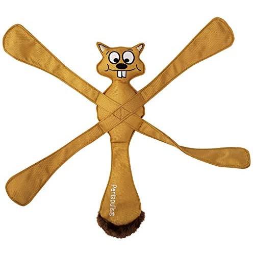Doggles PentaPulls Dog Toy, Squirrel