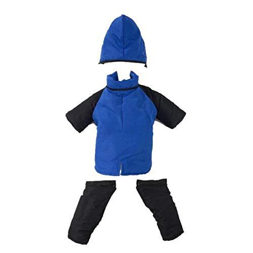 Casual Canine Nylon Dog Snowsuit, X-Small, 8-Inch, Royal Blue