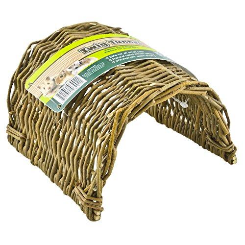 Ware Manufacturing Hand Woven Willow Twig Tunnel Small Pet Hideout, Large