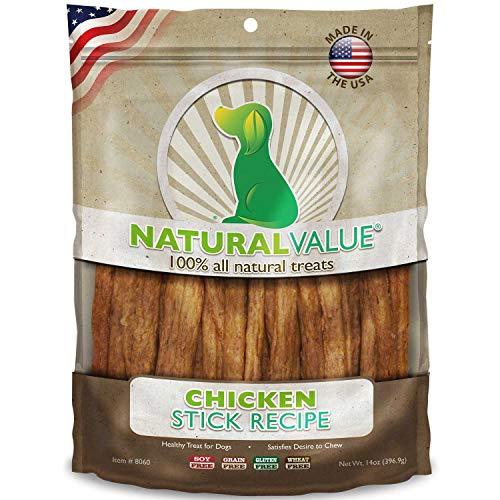 Loving Pets Natural Value All Natural Soft Chew Chicken Sticks For Dogs, 14-Ounce
