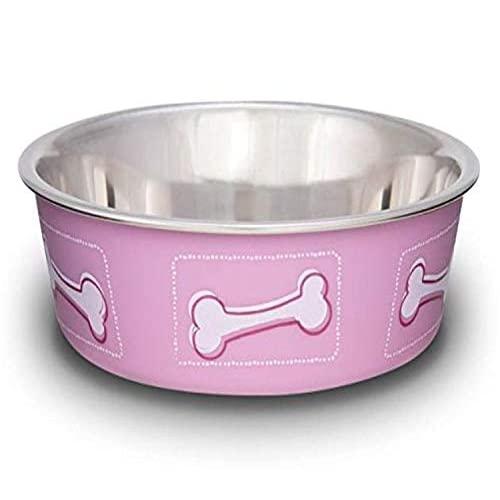 Loving Pets Coastal Bella Bowl for Dogs, Small, Pink