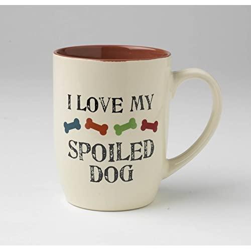PetRageous I Love My Spoiled Dog Mug, 24 oz, Natural/Multicolor