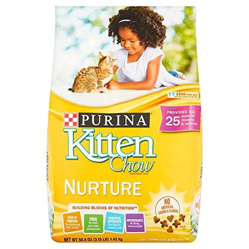 Purina Kitten Chow Dry Kitten Food, Nurture, 3.15 Pound Bag by Purina Cat Chow