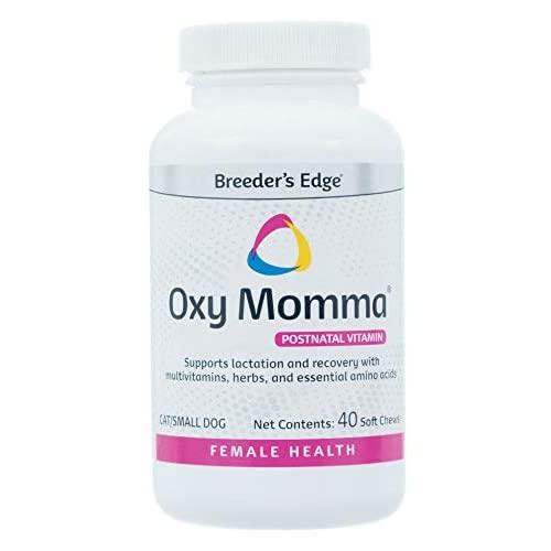 Revival Animal Health Breeders Edge Oxy Momma- Nursing & Recovery Supplement- for Small Dogs & Cats- 40ct Soft Chews