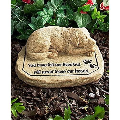 CT DISCOUNT STORE Pet Memorial Stone (Adorable Dog Memorial Stone)