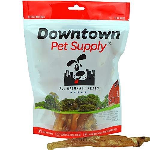 Downtown Pet Supply Natural Beef Tendons, Single Ingredient, Alternative to Bully Sticks, Healthy Dog Treats, 8 inch - 10 inch Long (10-Pack)