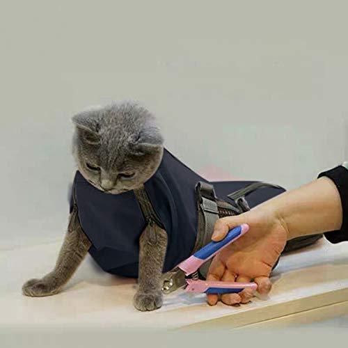 Cinf Cat Nail Clipping Cleaning Grooming Restraint Bag No Scratching Biting for Bathing Nail Trimming Injecting Examining