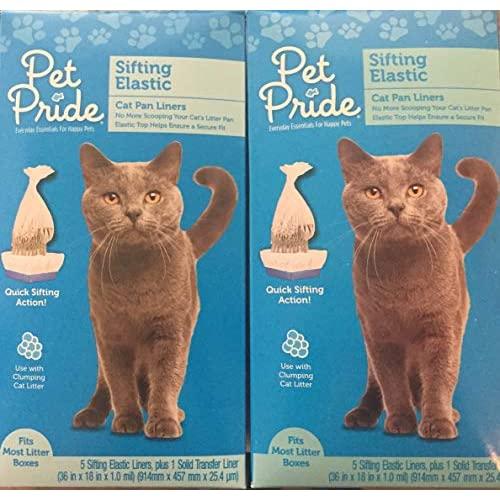 Pet Pride Sifting Cat Pan Liner 5 ct (2 Pack)
