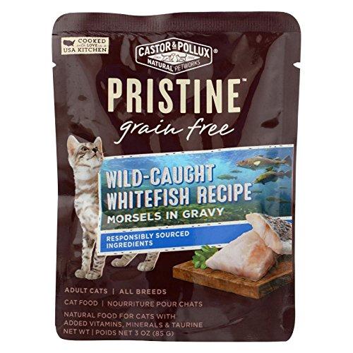 Castor and Pollux Cat - Wild Whitefish Morsel - Grain Free - Case of 24-3 Oz