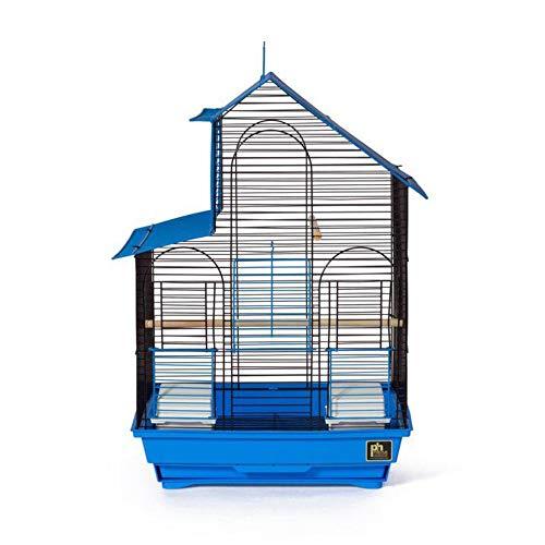 Prevue Pet Single Pk 41614 House Style Keet Cage- Blue/Black - SP41614-1
