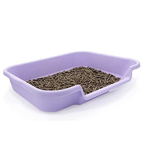 Kitty Go Here Senior Cat Litter Box for Cats That Cant cope with a Traditional Litter Box Made by NE14pets. Storybook Lavender Large 24