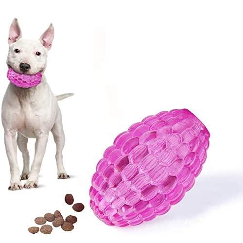 Dog Toys for Aggressive Chewers Durable Dog Ball Toys High Bounce Treat Dispensing Dog Chew Toys Made w/ TPE Rubber (M)