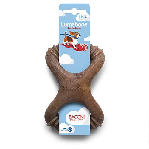 Lumabone Real Bacon Flavored Dental Dog Chew Toy