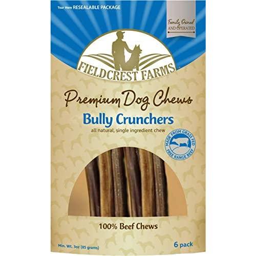 Fieldcrest Farms Bully Crunchers 100% Beef Chews (6 Pack)