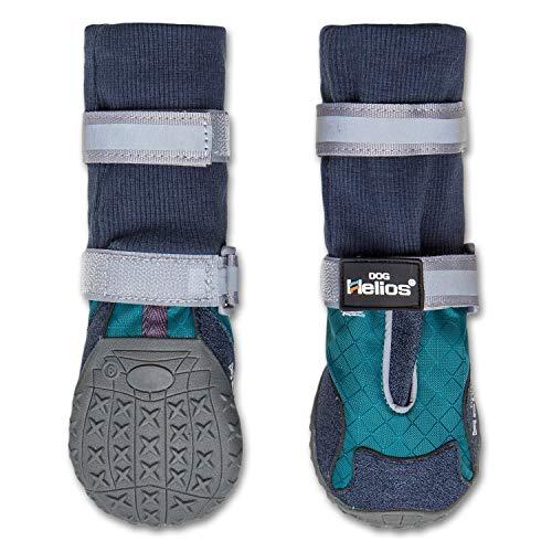 Dog Helios Traverse Premium Grip High-Ankle Outdoor Dog Boots, Large, Blue