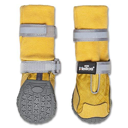 Dog Helios Traverse Premium Grip High-Ankle Outdoor Dog Boots, X-Small, Yellow