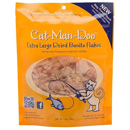 Cat-Man-Doo Extra Large Bonito Flakes, 1-Ounce Container or Pouch