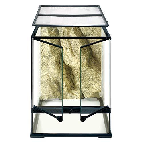 Exo Terra Glass Natural Terrarium Kit, for Reptiles and Amphibians, Small Tall, 18 x 18 x 24 Inches, PT2607A1