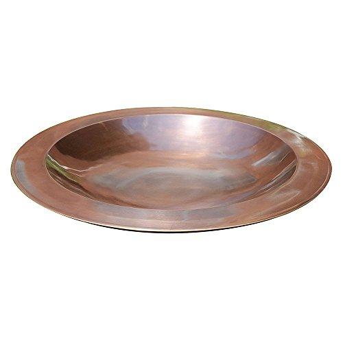 Achla Designs 24-in Round Classic Copper Birdbath Bowl