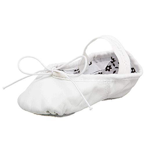 capezio girls Daisy 205 Ballet Shoe (ToddlerLittle Kid),White,9 N US Toddler
