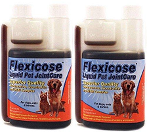 Pet Flexicose All Natural Joint Support 2 Bottles Liquid Format