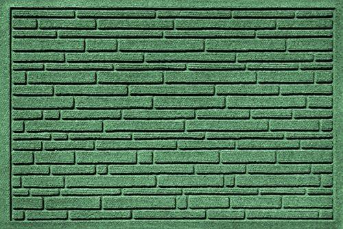 Bungalow Flooring Aqua Shield Broken Brick Light Pet Mat, 17.5 x 26.5, Green