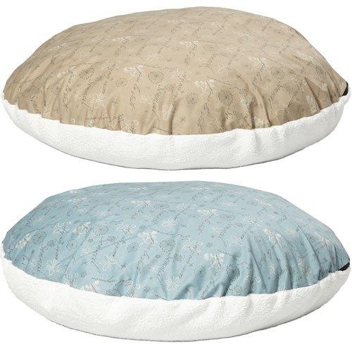 Midwest Homes for Pets Round Polyfill Pillow Script, Tan, 48\\\
