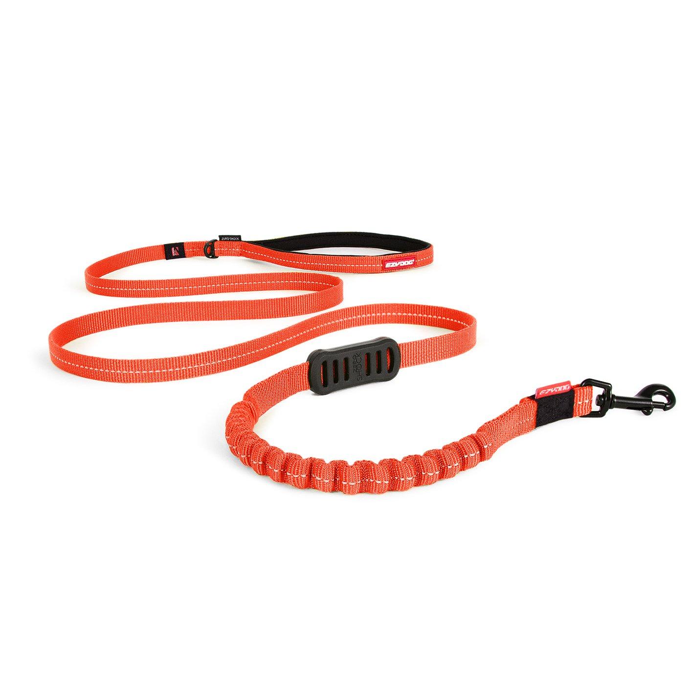EzyDog Zero Shock Leash LITE - Best Shock Absorbing Bungee Dog Leash & Training Lead - Double Handle Reflective Leash for Traffic Control - for Walking, Jogging and Running (72\\\