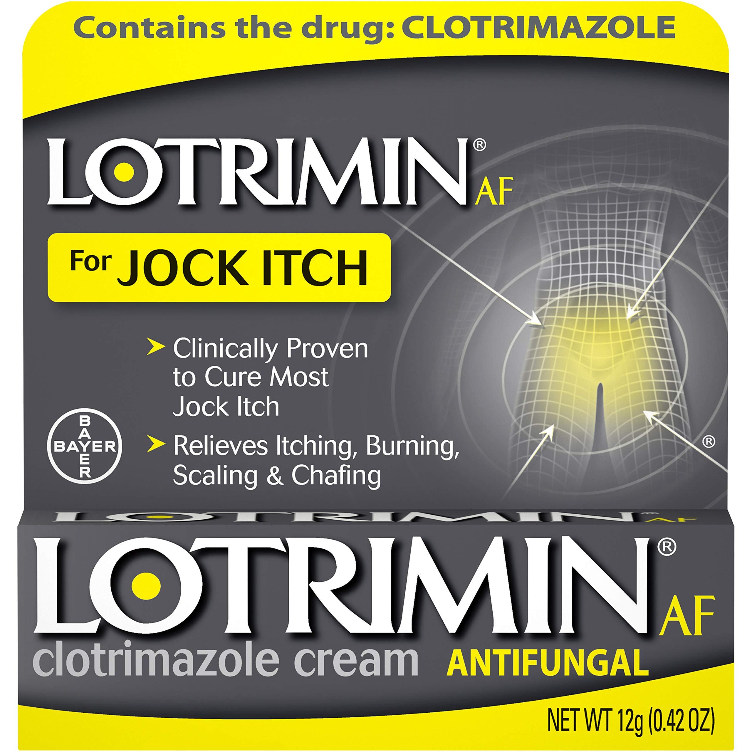 Lotrimin AF Jock Itch Antifungal cream, 042 Ounce (Pack of 1)