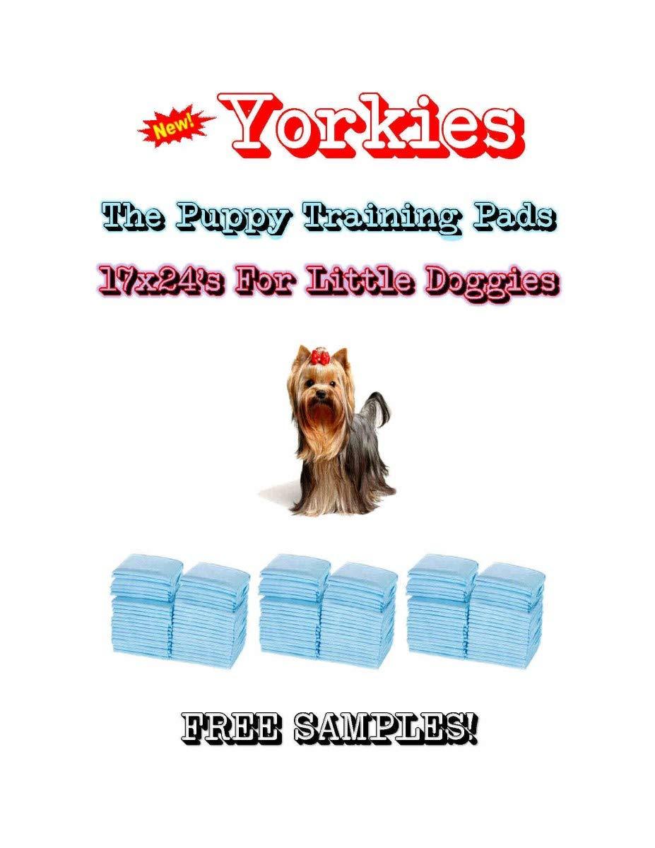 Yorkies 300-17x24 Puppy Training Pads The Lightweight Puppy Training Pads Made for Little Doggies