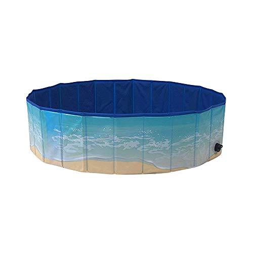 Midlee Dog Pool - Foldable & Portable Outdoor Bathing Tub (47\\\