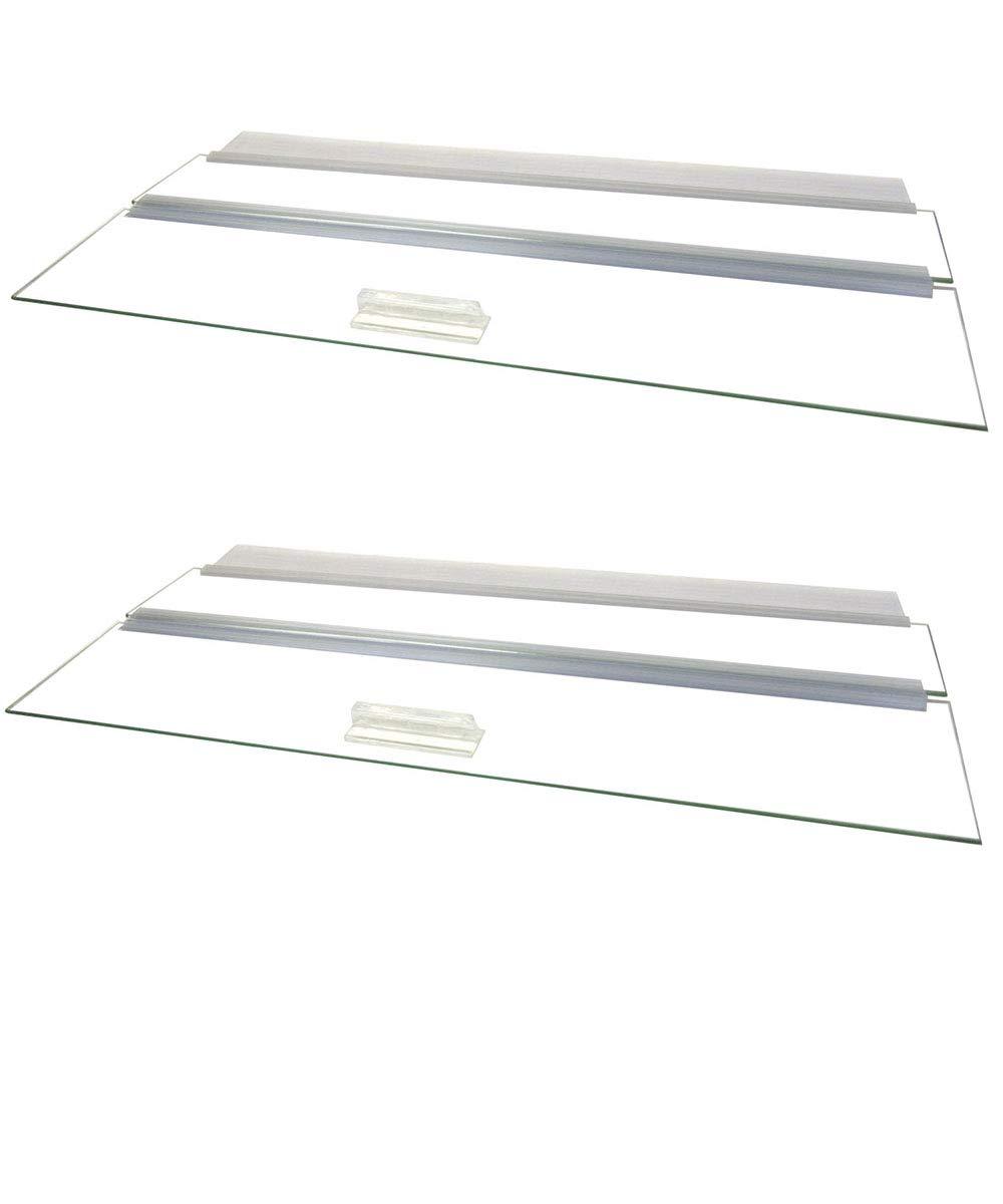 Glass Canopy for Aquariums with Center Braces, (Tank with Center Brace, 48\\\