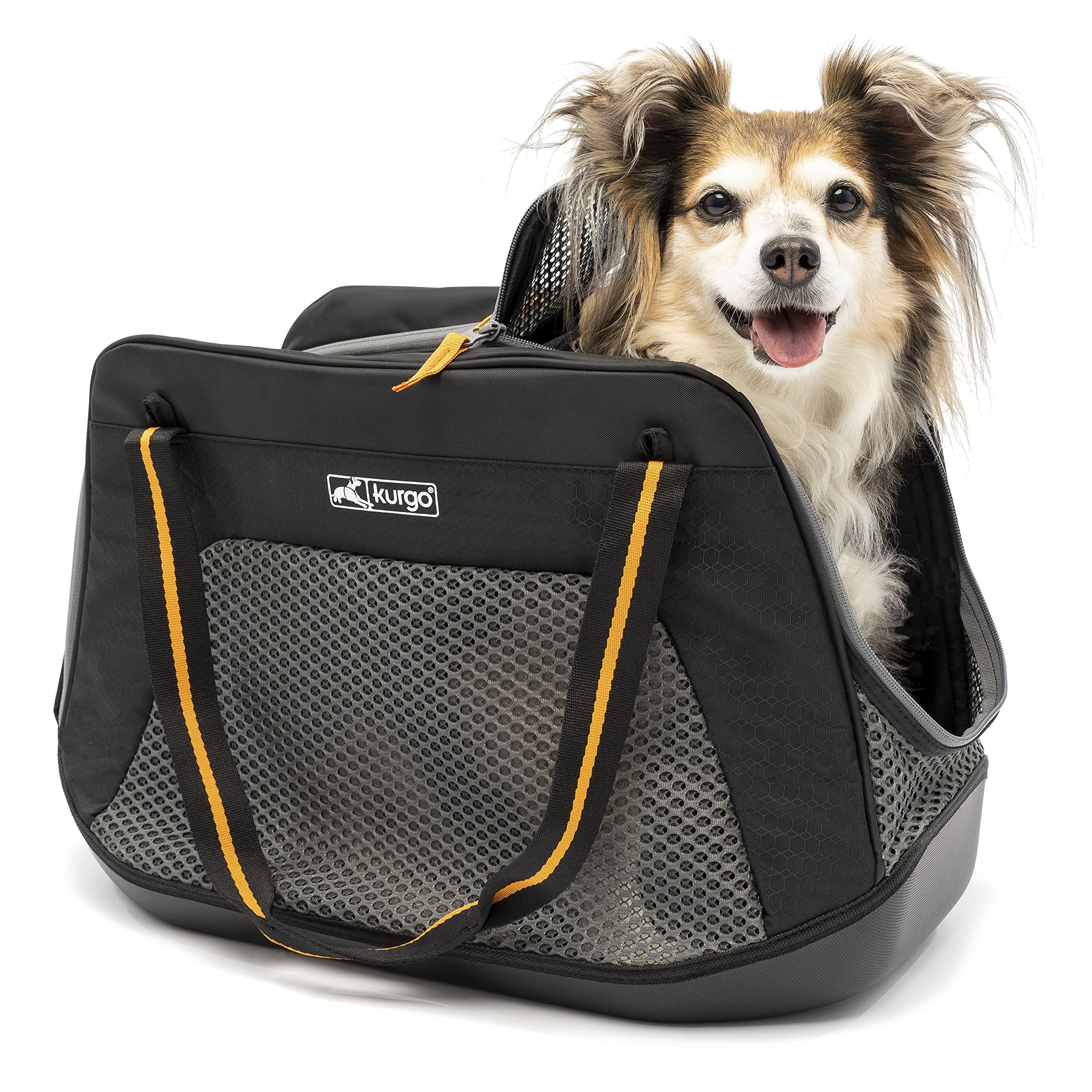 Kurgo Explorer Dog Carrier, Soft Sided Pet Carrier Bag, Duffle Bag Carrier for Dogs, Water-Resistant, Airline Compliant, Wander, Metro, & Explorer Carriers, for Cats & Small Dogs