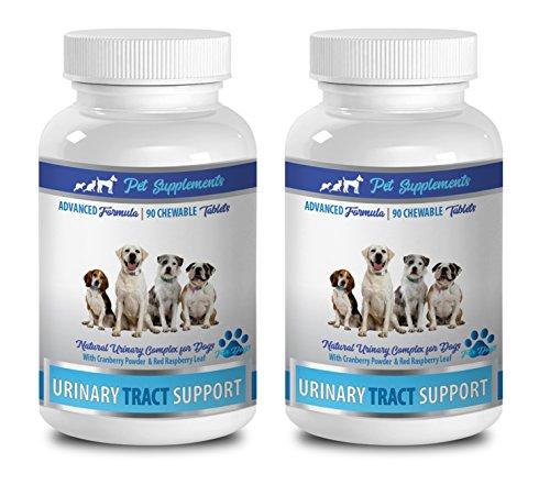 PET SUPPLEMENTS Dog Bladder Health - Dog Urinary Tract Support - Powerful Complex - Chews - Cranberry Dog Chews - 2 Bottle (180 Treats)