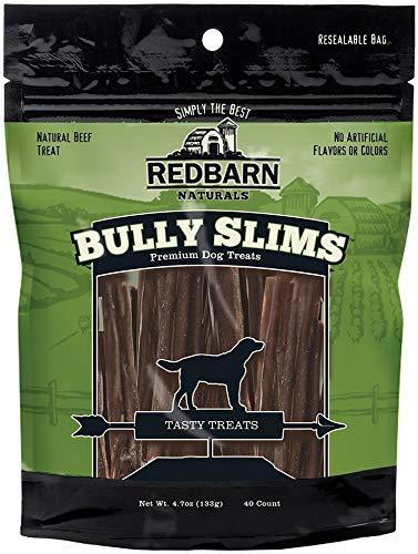 Redbarn Bully Slims for Dogs. Natural, Grain-Free, Highly Palatable, Highly Digestible Dental Chews Sourced from Free-Range, Grass-Fed Cattle