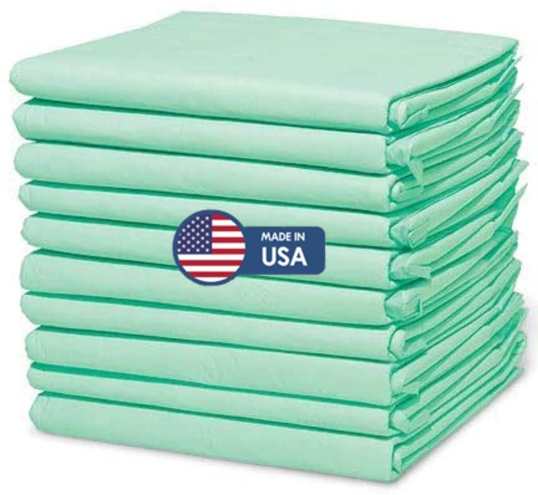 100 Wave Dog Training Puppy Pads, 30 x 30 Large Heavy Absorbency Waterproof Pee Pads, Absorbs Urine, Pee, Liquids, Disposable Bed Pads for Adults, Overnight Protection, Mattress Pads for Incontinence
