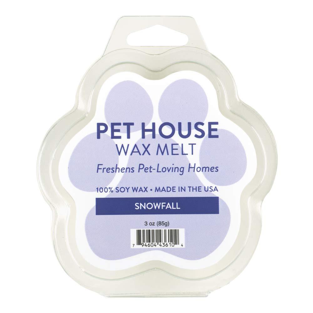 One Fur All 100% Natural Soy Wax Melts in 20+ Fragrances, Pack of 2 by Pet House - Long Lasting Pet Odor Eliminating Wax Melts, Non-Toxic Pet Wax Melts, Made in USA (Snowfall)