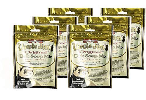 Marshall Uncle Jim\\\'s Original Duk Soup Mix for Ferret Pack of 6