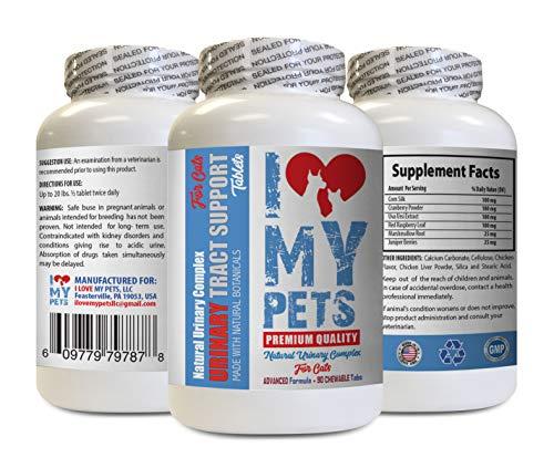I LOVE MY PETS LLC cat Urinary Tract Support - CAT Urinary Tract Support - Natural Complex - Premium - Cranberry Chews for cat - 90 Treats (1 Bottle)