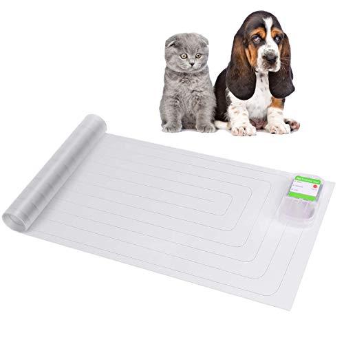Plenmor Scat Cat Mat, Electronic Indoor Pet Training Mat for Dog Cat - Keep Dogs Pets Safely Off Furniture 12x60 Inch