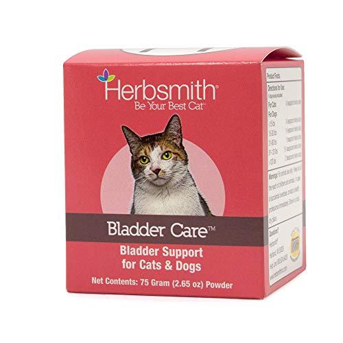 Herbsmith Bladder Care- Bladder Support for Cats- Urinary Tract Cat Supplement - Maintains Kidney Health for Cats- 75g