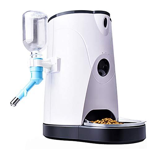 4L Automatic Pet Feeder, Smart Pet Automatic Waterer, Two-Way Intercom, Two Power Supply Modes