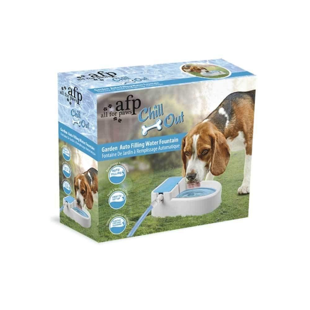 ALL FOR PAWS Chill Out Garden Automatic Filling Fountain for Dogs, 8.8007 kg
